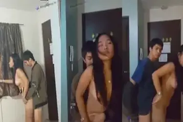 Ngewe Berdiri Sambil Direkamin Pacar